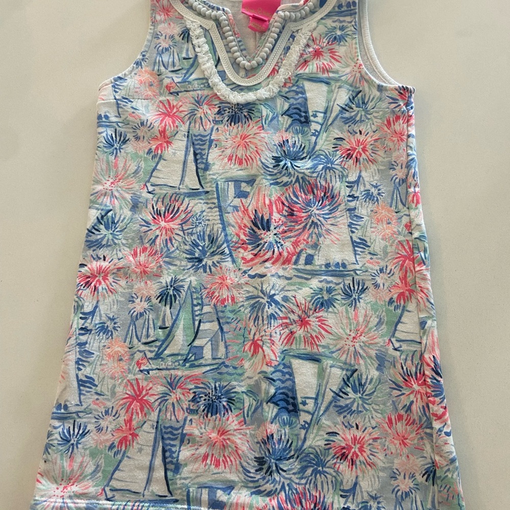 Lilly Pulitzer Kids Dress - Blue and Pink Floral